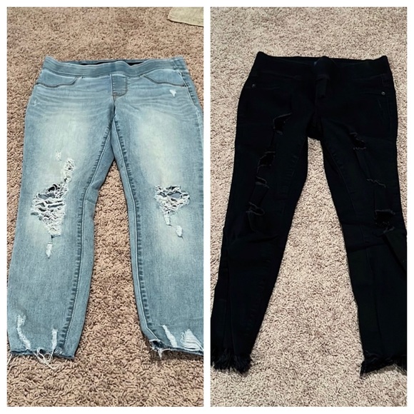 Two Pair Old Navy RockStar Petite Size 4 - Picture 1 of 10